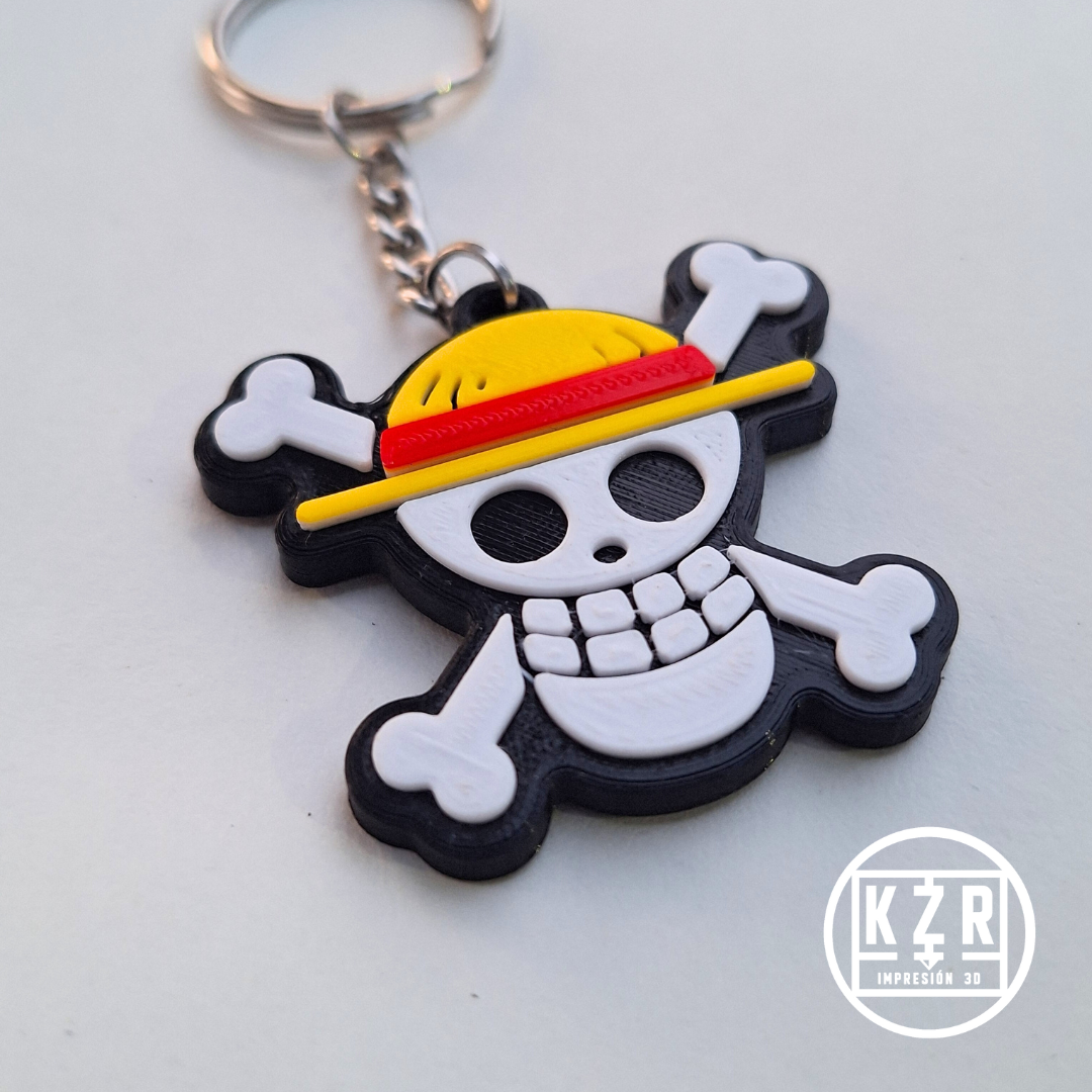 llavero calavera jolly roger